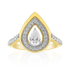 14K VVS1 (G) Diamond Gold Ring