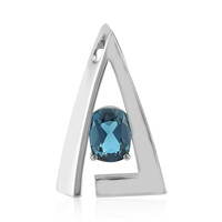 London Blue Topaz Silver Pendant (Pallanova)