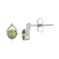 Peridot Silver Earrings