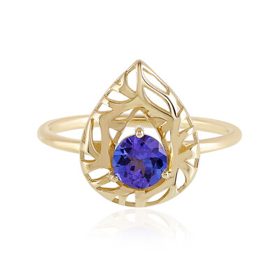 9K AAA Tanzanite Gold Ring (Ornaments by de Melo)