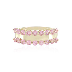 9K Pink Burmese Spinel Gold Ring (de Melo)