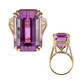 18K Patroke Kunzite Gold Ring (AMAYANI)