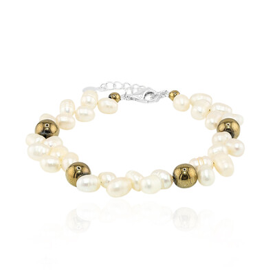 Freshwater pearl Silver Bracelet (TPC)