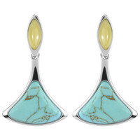 Turquoise Silver Earrings