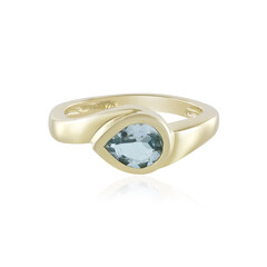 9K Brazilian Aquamarine Gold Ring