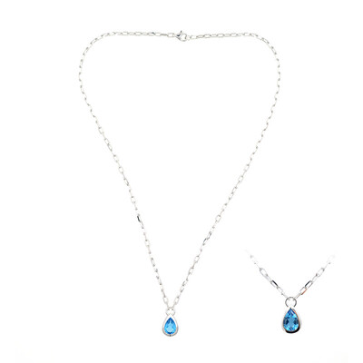 Marambaia Topaz Silver Necklace