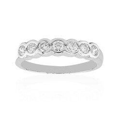 18K VVS1 (G) Diamond Gold Ring