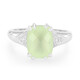 Prehnite Silver Ring