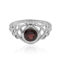 Mozambique Garnet Silver Ring