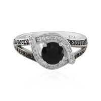 Black Onyx Silver Ring