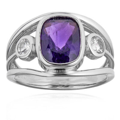 Colour Change Fluorite Silver Ring