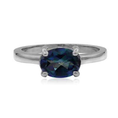 Neptune Topaz Silver Ring