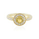 Yellow Beryl Silver Ring