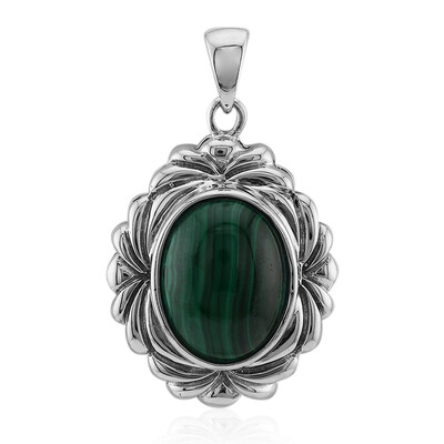 Malachite Silver Pendant (Art of Nature)