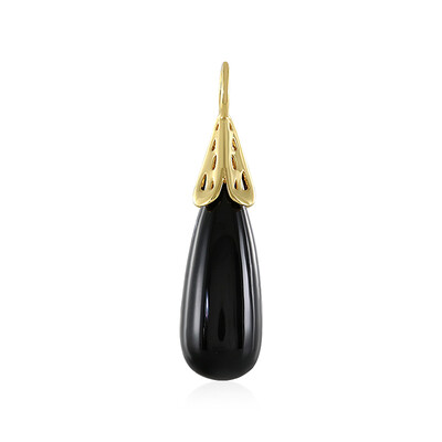 Black Onyx Silver Pendant (MONOSONO COLLECTION)