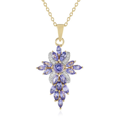 Tanzanite Silver Necklace