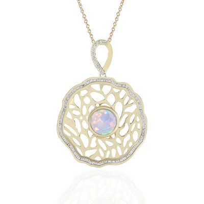 9K Welo Opal Gold Necklace (Ornaments by de Melo)