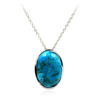 Kingman Blue Mojave Turquoise Silver Necklace (Faszination Türkis)