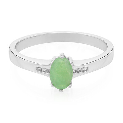 Imperial Chrysoprase Silver Ring