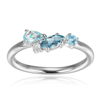 London Blue Topaz Silver Ring