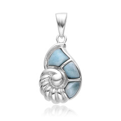 Larimar Silver Pendant