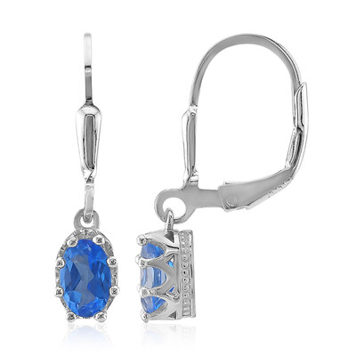 INDIGO BLUE TOPAZ Silver Earrings