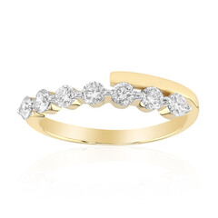 14K VVS1 (G) Diamond Gold Ring