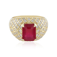 9K Bemainty Ruby Gold Ring (Adela Gold)