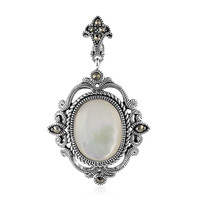 Mother of Pearl Silver Pendant (Annette classic)