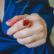 9K Hessonite Garnet Gold Ring