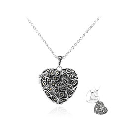 Marcasite Silver Necklace