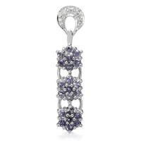 Orissa Iolite Silver Pendant