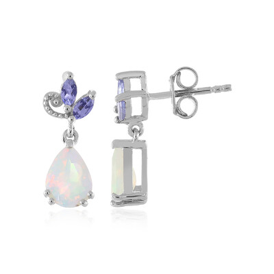 Welo Opal Silver Earrings