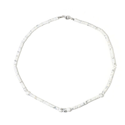 Howlite Silver Necklace