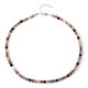 Fancy Tourmaline Silver Necklace