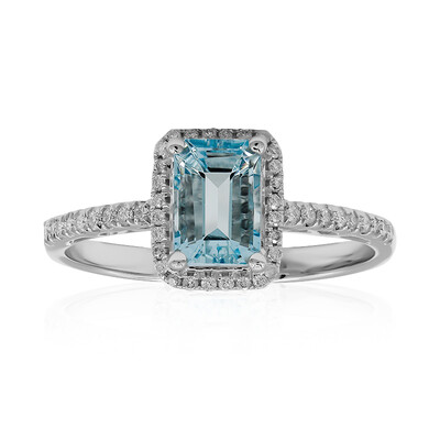 14K AAA Brazilian Aquamarine Gold Ring (CIRARI)