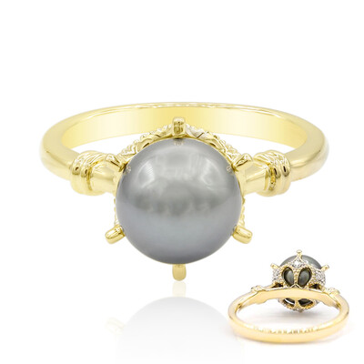 9K Tahitian Pearl Gold Ring (TPC)