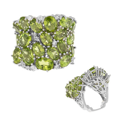 Peridot Silver Ring (Dallas Prince Designs)