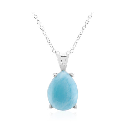 Larimar Silver Necklace