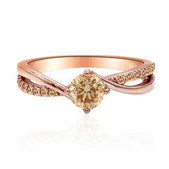 9K VS1 Argyle Rose De France Diamond Gold Ring