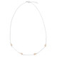 White Freshwater Pearl Silver Necklace (Joias do Paraíso)