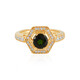 Russian Diopside Silver Ring