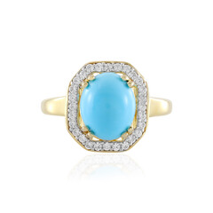 Sleeping Beauty Turquoise Silver Ring