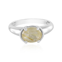 Rutile Quartz Silver Ring