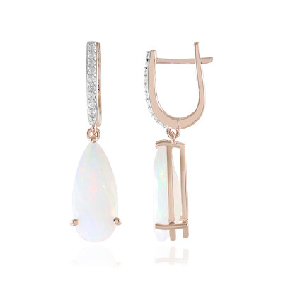 9K AAA Welo Opal Gold Earrings (SUHANA)