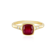 Madagascar Ruby Silver Ring