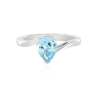 Sky Blue Topaz Silver Ring