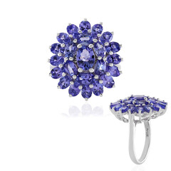 Tanzanite Silver Ring