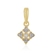 I2 (I) Diamond Silver Pendant