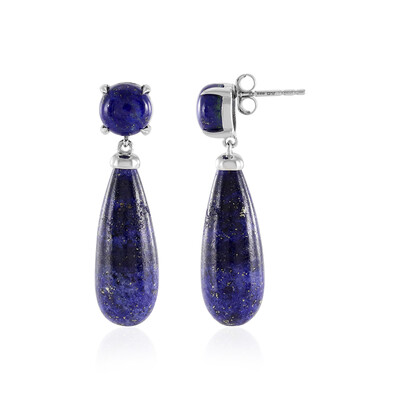 Lapis Lazuli Silver Earrings